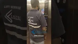 Lift Safety - GSM Intercom #elevator #shorts