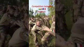 Competition between Soldiers of India&French #indianmilitary #army #frencharmy #soldier #military