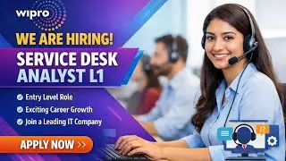 Wipro Hiring Service Desk Analyst L1 | Freshers IT Jobs | Pune | MNC Opportunity
