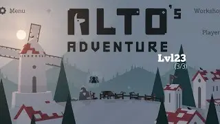 Alto's adventure Level 23 - kiss the rail (Grind only the Last4m)