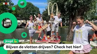 Deze groep 8 neemt afscheid met een vlotten-race