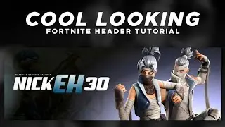 PS TOUCH:How To Make Clean Fortnite Header/Banner On Android/Ps Touch