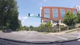 Driving around Asheville, North Carolina then to Charlotte.
