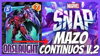🎴💥C&oacute;mo JUGAR MARVEL SNAP en POOL 1 con Efectos Continuos V2 | Mazo de ONSLAUGHT | Gu&iacute;a Mazos/Decks