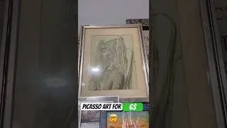 Crazy Picasso RARE find! #art #shorts #thrifting