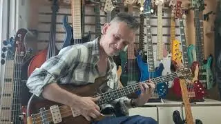 ВИНТАЖНЫЙ ЯПОНСКИЙ БАС: Greco GOB700 Mod #soundcheck #bass #bassplayer #jazzbass #demo #fusion #g...