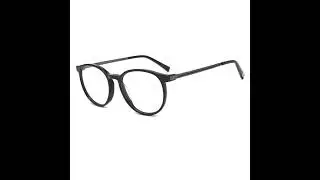 Acetate Men Vintage Round Optical Glasses Frame Spectacles Optical Eyeglasses