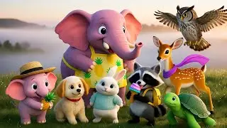 Strawberry Elephant Gang 🍓The Sunrise Yoga Session on the Dewy Hilltop