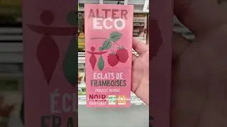 Chocolat noir + framboise = combo parfait sign&eacute; Alter Eco ! #altereco #chocolatnoir #testooka