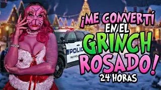 24 HORAS CONVERTIDA EN EL GRINCH 🎅🏼🎄💖(Nos multaron) 🚓🚨/LINA MALDONADO 