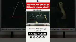 कटक, गुयॉट और द्वीप |Ridges, Guyots and Islands  | AKJ Academy | #geography #ugcexam #ntaugcnet
