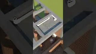 sunken slab design (voice generated by 11.ai) #construction #3dconstruction #3dbuildingdesign