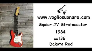 Squier JV stratocaster sst36 Dakota red st62 with hard case
