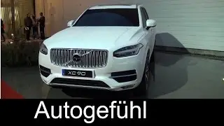 All-new 2015 Volvo XC90 premiere with interior multimedia and safety explanation - Autogef&uuml;hl
