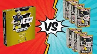 1 Hobby Box vs 6 &ldquo;Hobby&rdquo; Blasters!! 2024 Prizm Draft Picks Football Value Challenge!