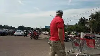 custom fest. житомир. Формирование мото колонны