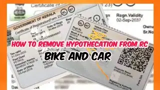 Hypothecation நீக்குவது எப்படி? | from RC | How to Bike & Car RC Termination  | #Hypothecation #RC