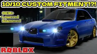 I built the NEW AUCTION 0.05% Subaru Impreza and put custom fitment on it!?! | ROBLOX Fix it up!