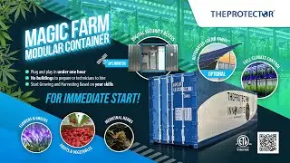 Magic Modular Container ✨ The most advanced All in One & Intelligent Growing System
