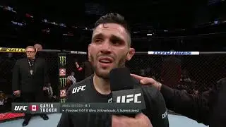 UFC 240: Gavin Tucker Octagon Interview