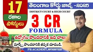 TS High Court Preparation Plan 2025 | Best Strategy to Score More Marks | Telugu Tips | PR ACADEMY |