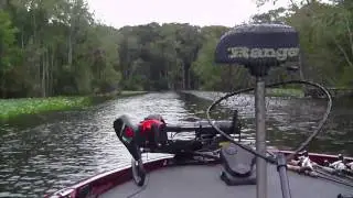 Ranger Boat running the Ocklawaha River