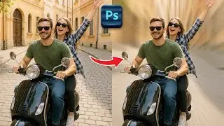 Apply speed effect on images using Photoshop