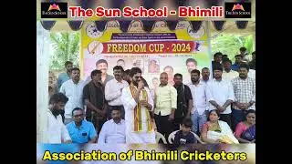 Association of Bhimili Cricketers          Freedom Cup 2024.....#Cricket  #TheSunSchool