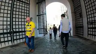 4K Cycling video. Moscow Red Square, Alexander Garden