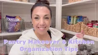 REAL LIFE PANTRY MAKEOVER AND BEST KITCHEN ORGANIZATION TIPS IN MY KITCHEN!!!