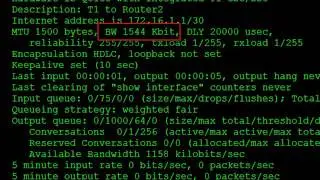 10. Serial Interfaces  The Bandwidth Command
