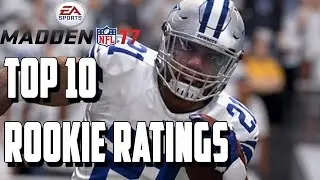 Top 10 Rookie Ratings Review - Madden NFL 17