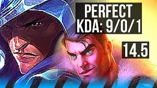 TALON vs JAYCE (MID) | 9/0/1, 7 solo kills, 900+ games, Legendary | BR Grandmaster | 14.5