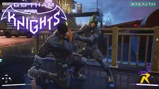 ROBIN IMPEDINDO O TR&Aacute;FICO NO MODO FURTIVO - GOTHAM KNIGHTS 