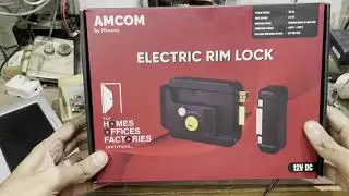 amcom electric rim lock powder coating rust free lock #rustfreedoorlock #rustfreeelectricrimlock