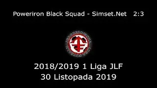 JLF 19/20 | 1 Liga JLF | Poweriron Black Squad - Simset.Net