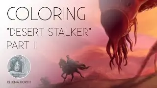 Creature Design | Desert Stalker | Illustration | Colo process