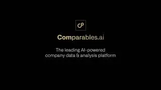 Using Comparables.ai for market research and M&A screening