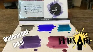 Truphae Pen Palette Subscription Box December 2021 | Fountain Pen Ink Samples | Waterproof Inks