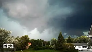 4K Time lapse of the Gatineau Tornado (Canada) - 21 September 2018