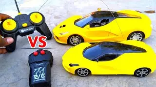 Remote Control Ferrari Car Vs Rc Speed Car Unboxing & Testing - Chatpat Toy Hacker