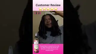 The Secret to Strong, Vibrant Hair Magic in a Bottle Hair Growth Oil #Shorts #youtubeshortsviral