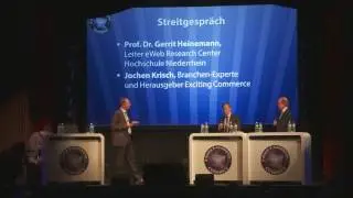 Streitgespr&auml;ch zwischen Jochen Krisch und Gerrit Heinemann an der E-Commerce Connect Konferenz 2016