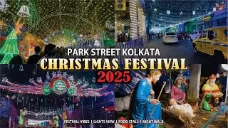 Park Street Christmas 2025 🎄 | Kolkata Christmas Festival l Allen Park Christmas @dhruvrathee 