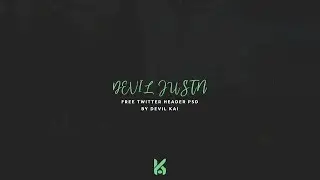 @Devil_Justn | @Kaiasaur | Header PSD
