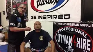 Cutman Stitch Duran: Using Nose plugs