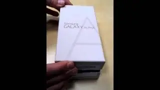 Unboxing Samsung Galaxy Alpha schwarz