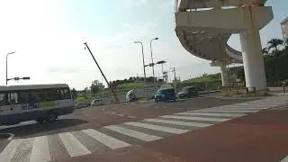 沖縄県_那覇市_赤嶺交差点 ・ゆいレール（モノレール）・・・Yuirail・monorail・Naha・Okinawa(20250311)