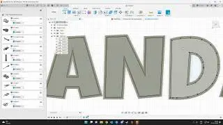 quick guide to hollow letters for led strip Fusion 360