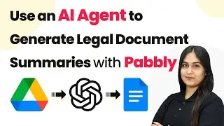How to Use an AI Agent to Auto-Generate Legal Document Summaries with Pabbly